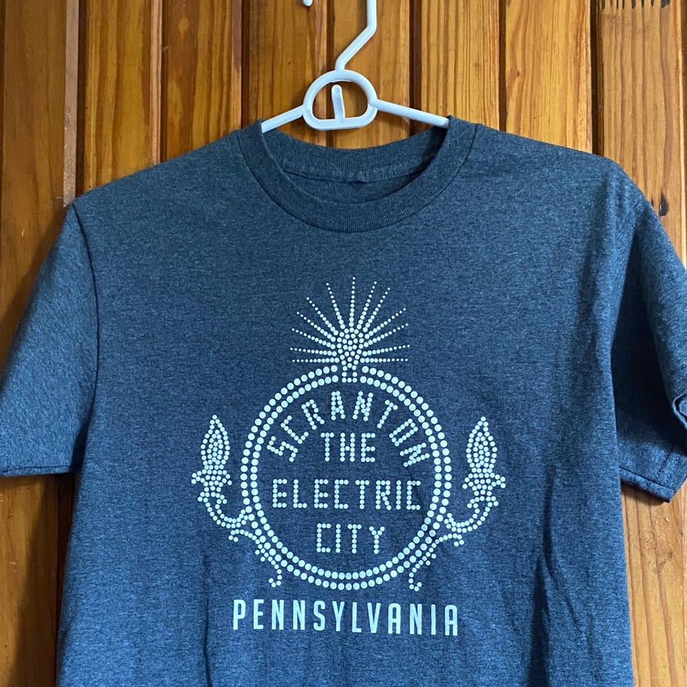 Blue/Gray “Scranton The Electric City” T-Shirt Size S/M